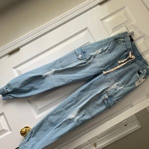 Cargo Denim Jogger
